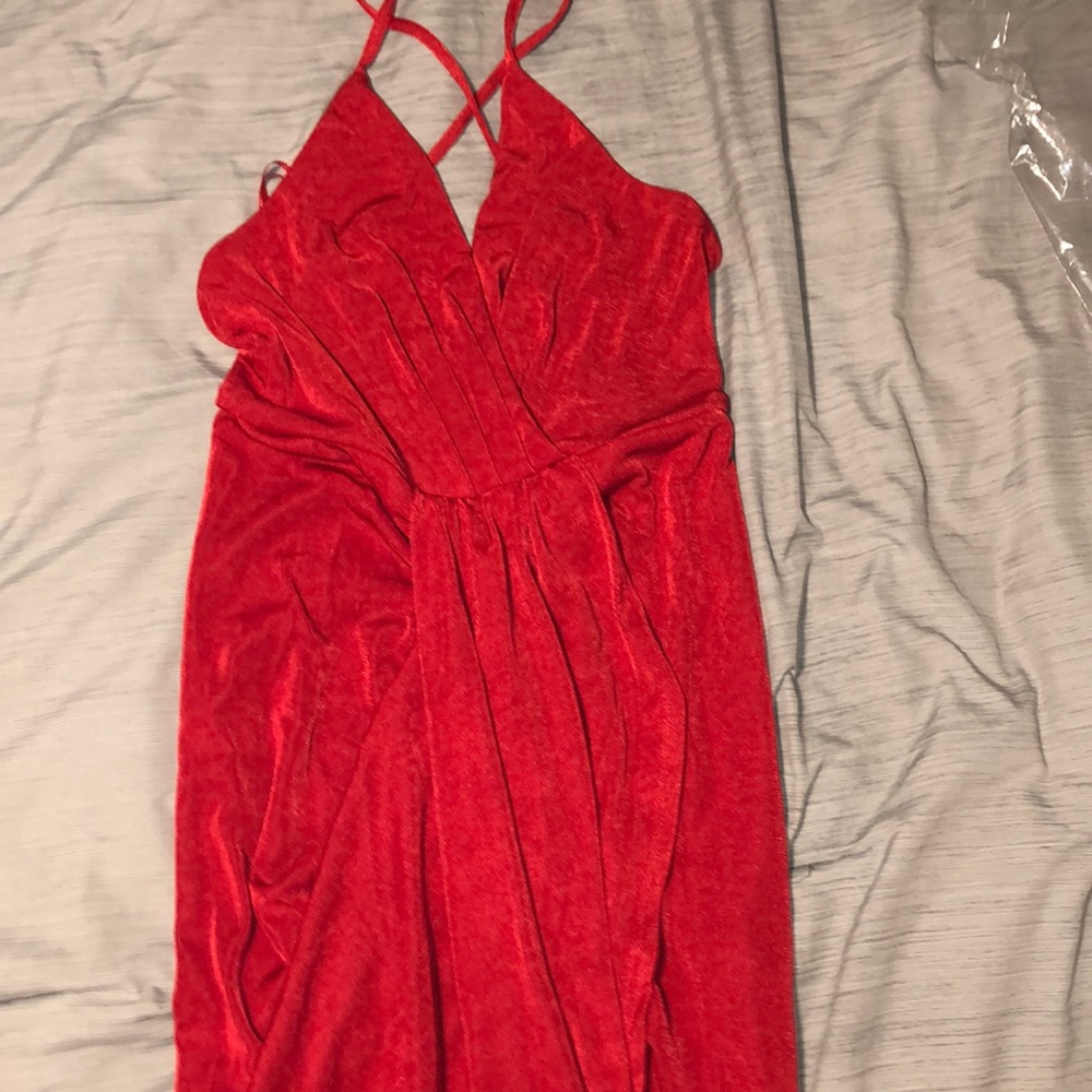 Red High Low Dress